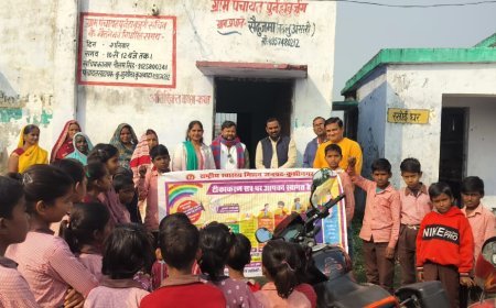 टीकाकरण उत्सव में उमड़ी भीड़, स्वास्थ्य जागरूकता का दिया संदेश