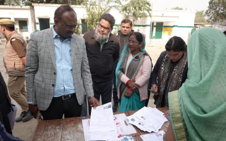 जिलाधिकारी डोर टू डोर जाकर लिया एस आई आर कार्यों का जायजा और मतदाताओं किया जागरूक