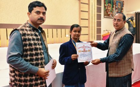  रजत और वैदेही को राज्यपाल ने किया सम्मानित