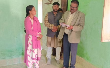 विशुनपुरा वी डी ओ ने किया निरीक्षण, कर्मचारियों कों दिए सख्त निर्देश 