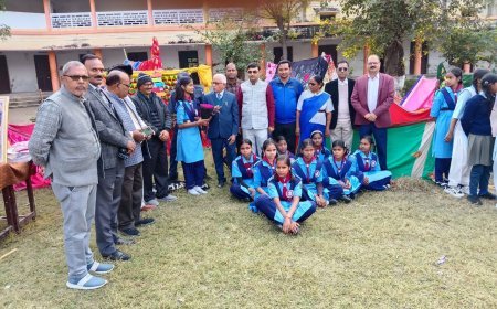 निरीक्षण के साथ  स्काउट गाइड प्रशिक्षण शिविर का समापन