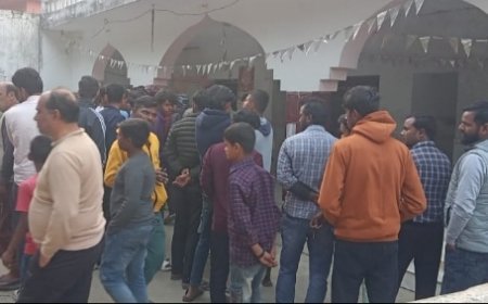 मन्दिर में घुसकर युवक ने की आत्महत्या, क्षेत्र में मचा हड़कंप