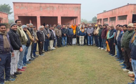 तमकुही राज तहसील ग्रापए के निर्विरोध अध्यक्ष राजकुमार चौबै निर्वाचित