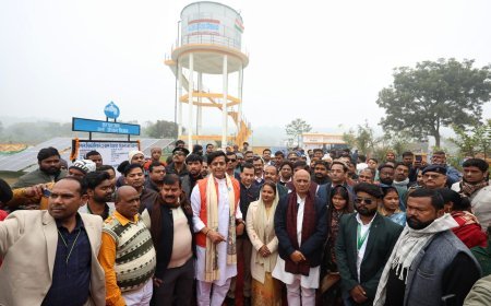 गोरखपुर का वनटांगिया गांव तिनकोनिया बना प्रदेश का पहला जल अर्पण गांव