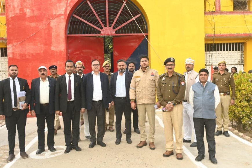 जिला कारागार देवरिया का जिला जज एवं डीएम ने संयुक्त रूप से किया  निरीक्षण
