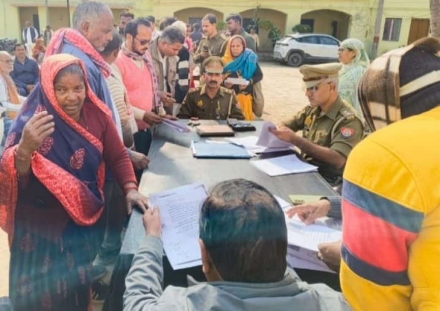 थाना तरकुलवा में समाधान दिवस का हुआ आयोजन