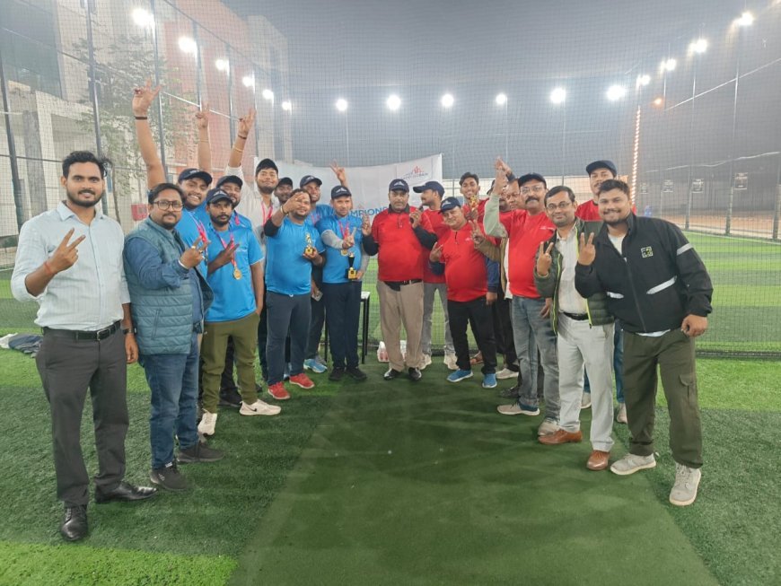 गोरखपुर में  सेन्टगोविंद कम्पनी द्वारा भव्य क्रिकेट मैच का आयोजन
