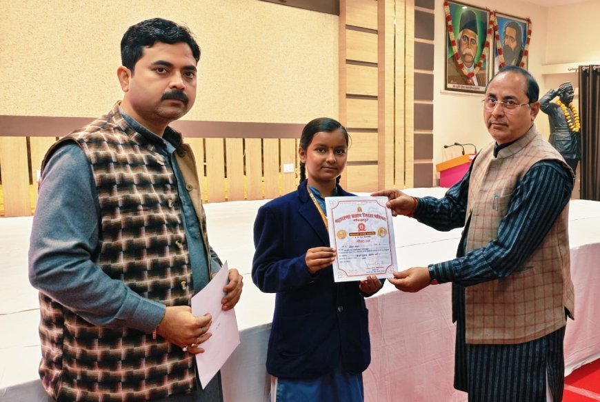  रजत और वैदेही को राज्यपाल ने किया सम्मानित