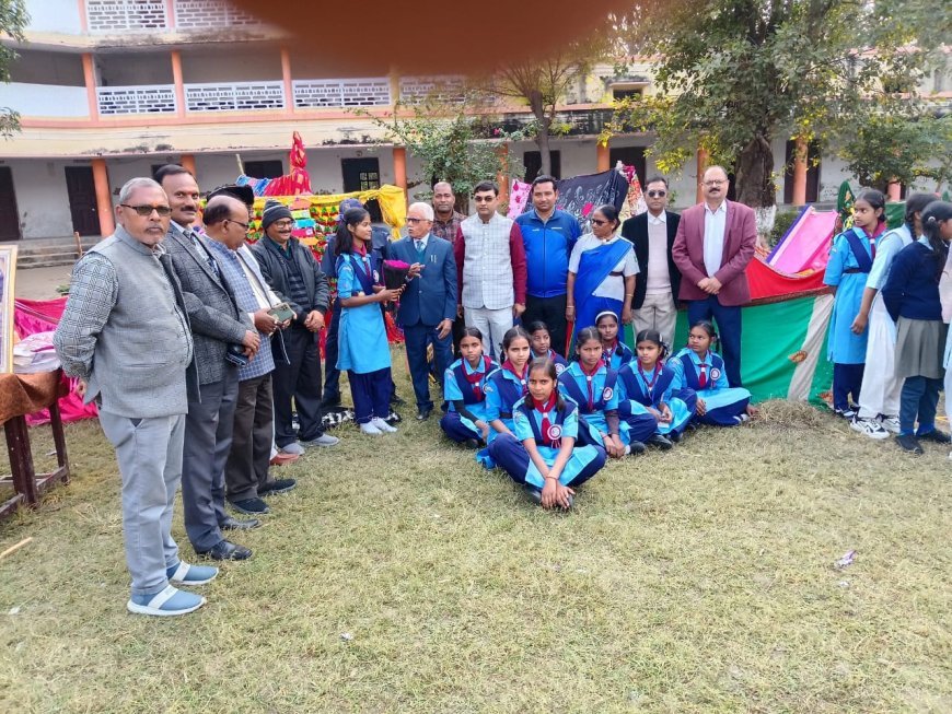 निरीक्षण के साथ  स्काउट गाइड प्रशिक्षण शिविर का समापन