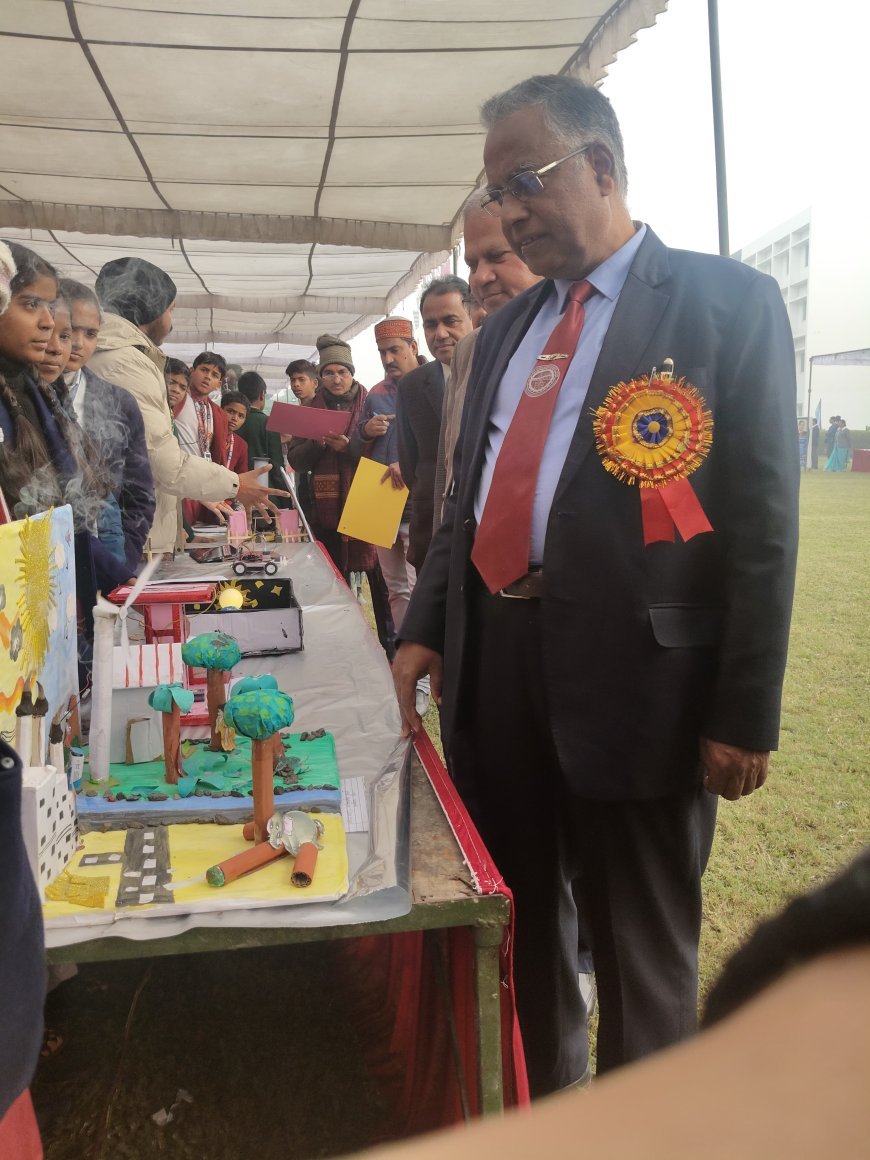 जिला स्तरीय विज्ञान मॉडल प्रतियोगिता का हुआ आयोजन 