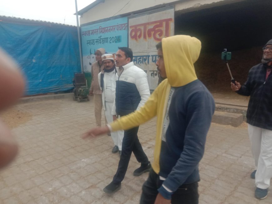 एसडीएम ने कान्हा गौशाला का किया निरीक्षण           