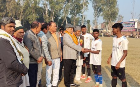 अखिल भारतीय फुटबाल प्रतियोगिता तमकुही राज में आरंभ