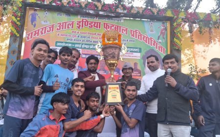 तरया सुजान मैदान में रोमांचक फाइनल, पेनल्टी शूटआउट में देवरिया बना चैंपियन