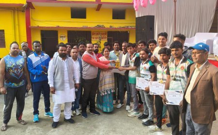 युवा शक्ति खेल महाकुंभ का  समापन, जैनपुर की टीम बनी विजेता