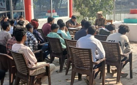 सरस्वती पूजा को लेकर तुर्कपट्टी थाना में आयोजकों संग बैठक 