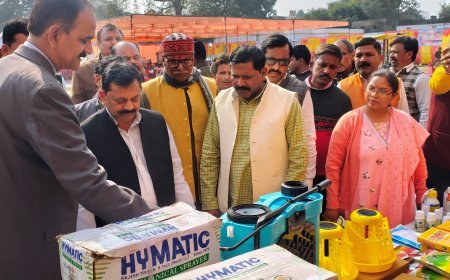 विराट किसान मेले का भव्य समापन, सांसद व विधायक ने किया उद्घाटन