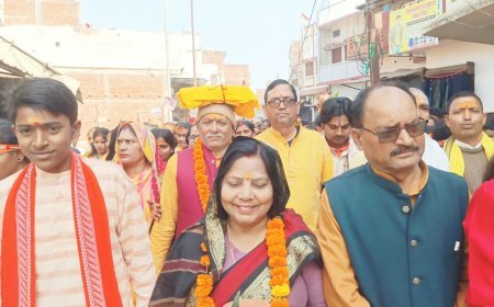 राम कथा ज्ञान यज्ञ का भव्य रूप से निकला कलश यात्रा