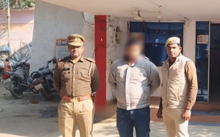 खोराबार पुलिस ने वांछित अभियुक्त को किया गिरफ्तार