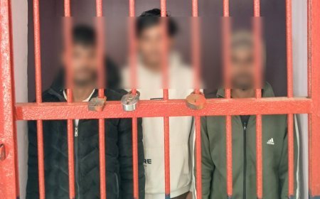 हत्या के प्रयास के मामले में तीन आरोपी गिरफ्तार, लाठी-डंडे से किया गया था जानलेवा हमला