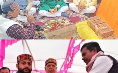 कृषि मंत्री ने किया अंत्येष्टि स्थल का शिलान्यास, जरूरतमंदों को बाटे कंबल