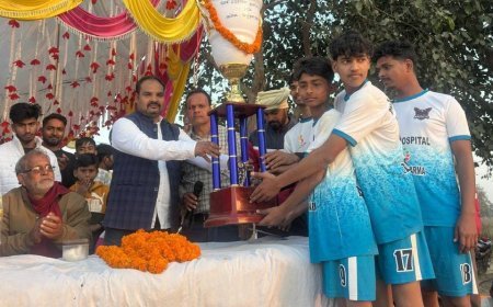 मेहा देवरिया ने जीता विद्यार्थी क्लब फुटबॉल प्रतियोगिता 