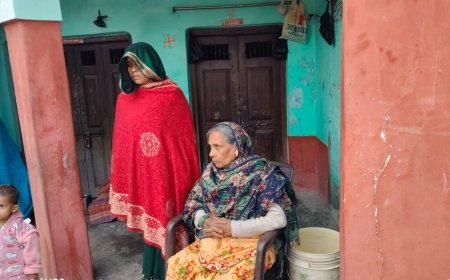 महिला 7 दिन से ससुराल के दरवाजे पर बैठी, पति और ससुराल वाले घर में ताला लगाकर फरार, न्याय की मांग