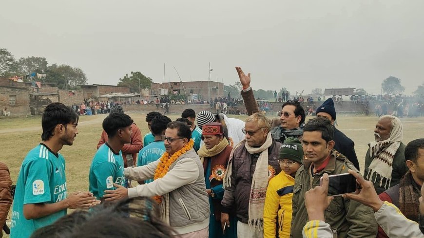 रामराज ऑल इंडिया फुटबॉल प्रतियोगिता  के उद्घाटन मैच में छपरा की शानदार जीत