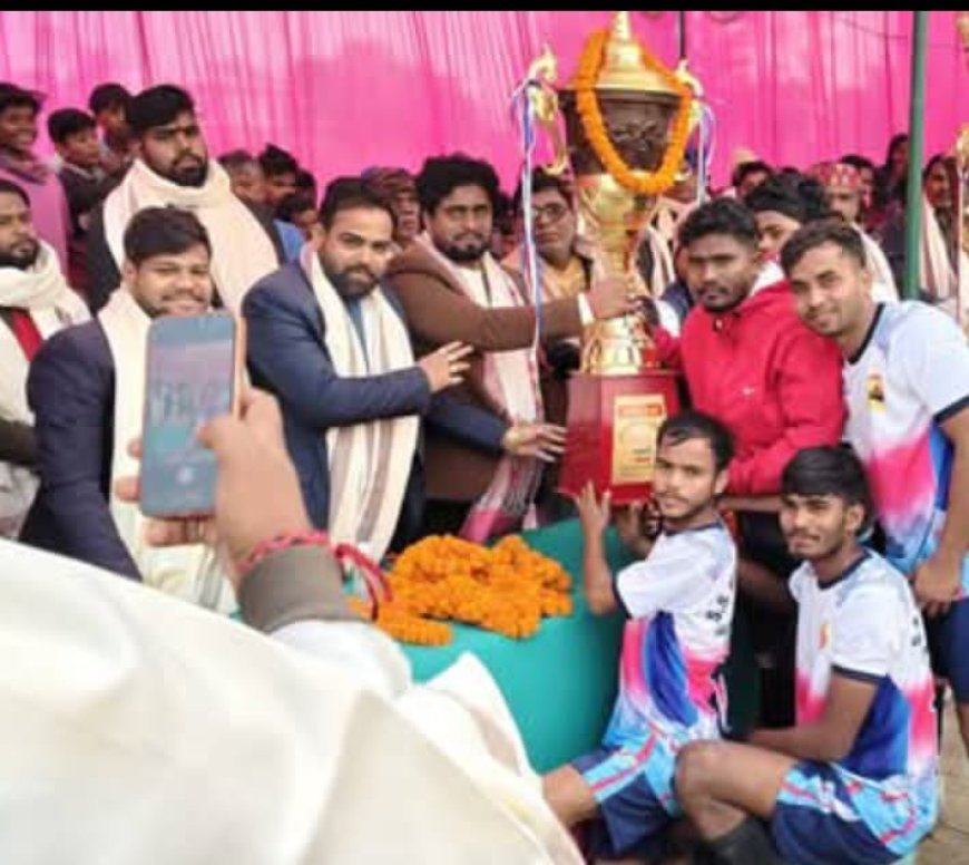 ऑल इंडिया फुटबॉल प्रतियोगिता बॉयज क्लब सिवान ने यूनाइटेड क्लब गाजीपुर को हराकर फाइनल मुकाबला जीता