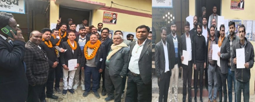 बार संघ चुनाव में अशोक राय अध्यक्ष व अमरनाथ सिंह महामंत्री निर्वाचित हुए