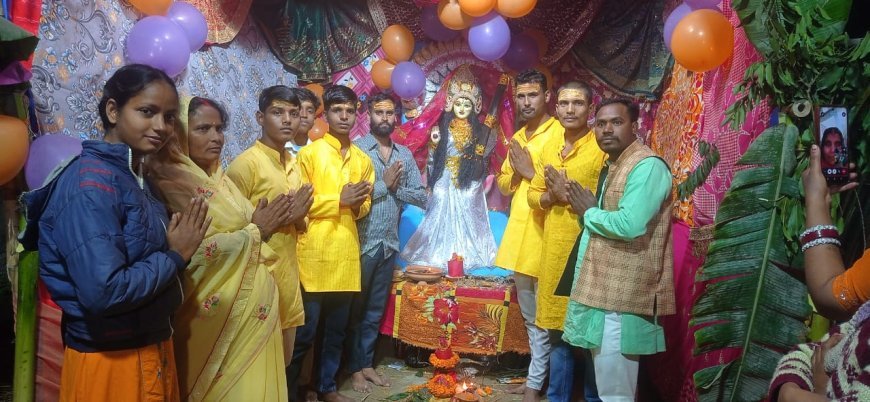 ग्रामीण स्कूलों में हर्षोल्लास के साथ मनाई गई बसंत पंचमी