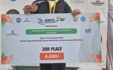 किक बॉक्सिंग लीग में श्रेयांशी चंद्रा का शानदार प्रदर्शन