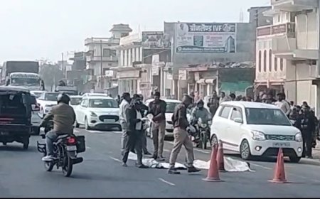 ट्रेलर की चपेट में आने से एक व्यक्ति की मौत