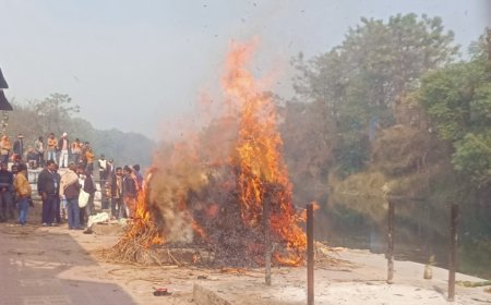 पूर्व नगर अध्यक्ष पंच तत्व में विलीन