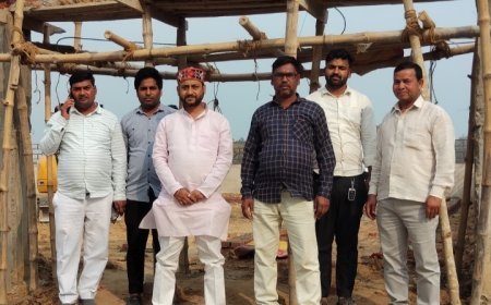 पथरदेवा वार्ड नंबर 3 मे अंबेडकर पार्क का निर्माण जोरों पर