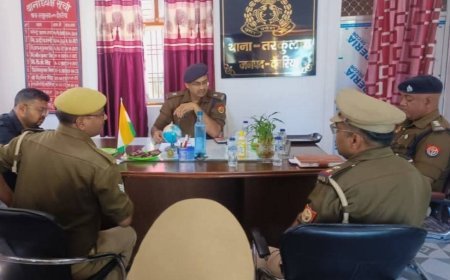 अपर पुलिस अधीक्षक ने थाना तरकुलवा का किया निरीक्षण, दिए आवश्यक निर्देश