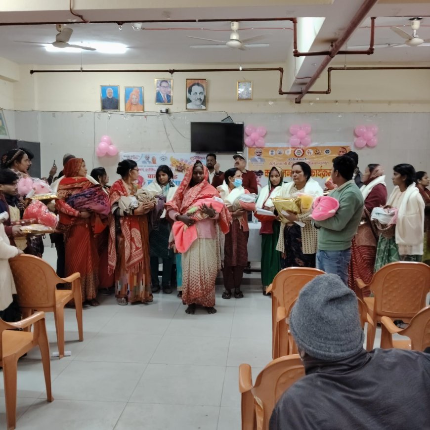 बेटी बचाओ बेटी पढ़ाओ योजना के तहत संयुक्त जिला चिकित्सालय में आयोजित हुआ कन्या जन्मोत्सव