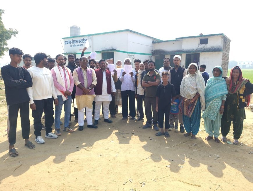 कुर्मीपट्टी बूथ पर मतदाता नाम कटौती का आरोप, सपा ने किया विरोध