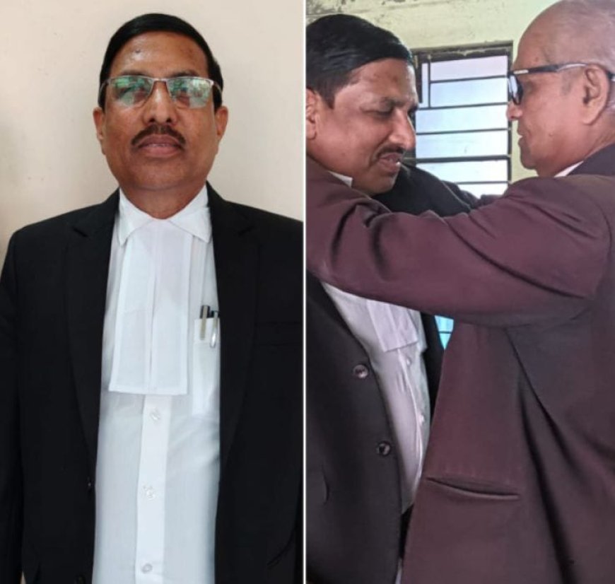 विनोद कुमार गुप्ता ने एडवोकेट के रूप में विधिक कार्य शुरू  किया, लोगों में खुशी