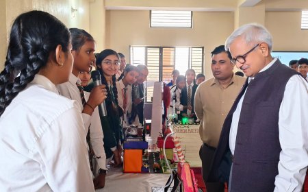 नवल्स नेशनल एकेडमी, सहजनवा में विज्ञान प्रदर्शनी का आयोजन