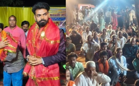 रामनवमी पर भव्य भगवती जागरण, भक्ति में झूमे श्रद्धालु