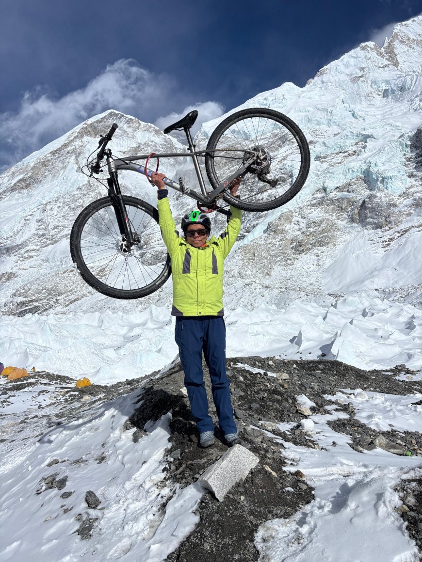 दिव्या सिंह बनीं माउंट एवरेस्ट बेस कैंप पर साइकिल से पहुंचने वाली भारत की पहली महिला।
