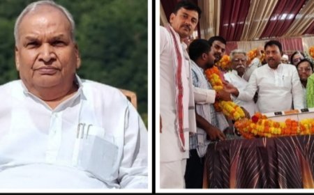 महुआडीह चौराहे पर धूमधाम से मनाया गया पूर्व मंत्री ब्रह्माशंकर त्रिपाठी का जन्मदिन