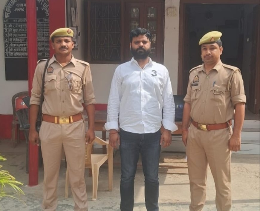 देवरिया धूस हवाई फायरिंग मामले में वांछित अभियुक्त गिरफ्तार, पुलिस की कार्रवाई तेज
