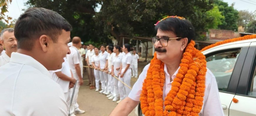 एसएसबी डीआईजी मेडिकल डॉ डीके मिश्र को दी गई भावभीनी विदाई