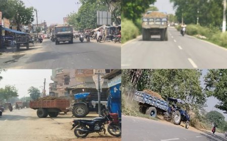 कुशीनगर में अवैध खनन का काला खेल, धड़ल्ले से जारी