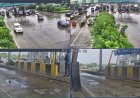मुजहना टोल प्लाजा पर ठनका गिरने से दर्जनों कंप्यूटर जले, कई घंटे  तक ठप रही टोल वसूली