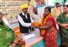 सरैया के हनुमान मंदिर परिसर में आयोजित हुआ समारोह, एसटी  प्रमाण पत्र का मुद्दा भी उठा
