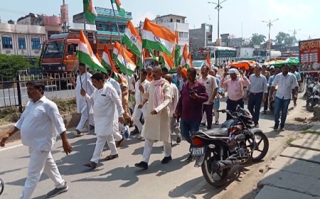 प्रधानमंत्री के आह्वान पर सुकरौली में निकली तिरंगा यात्रा