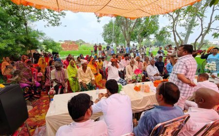जन चौपाल में विधायक ने सुनीं ग्रामीणों की समस्याएं,