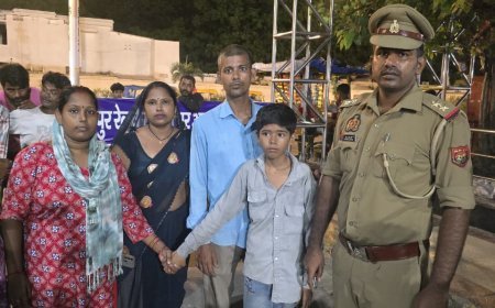 गोरखपुर पुलिस ने मां की ममता की सुनी पुकार